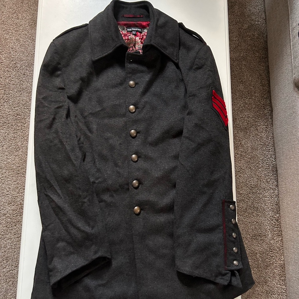 Royal underground wool men’s coat